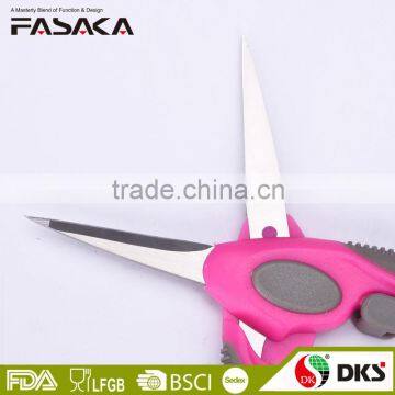 SS13016P -2016 New Style and Design 6.5 Stainless Steel Tailor Scissors With Colorful Plastich Handle photo-5