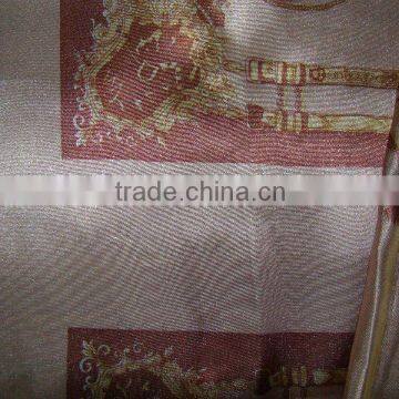 printed satin fabric