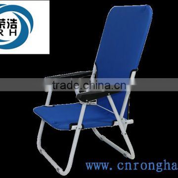 High quality outdoor beach chairs with armrest/folding beach chair