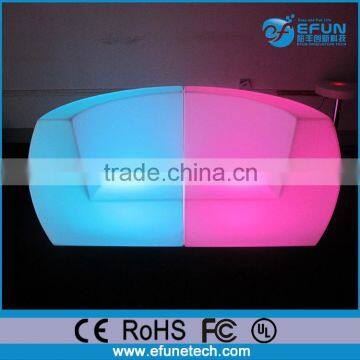 party/bar/nightclub rgb color changing led outdoor lighting furniture,led sofas