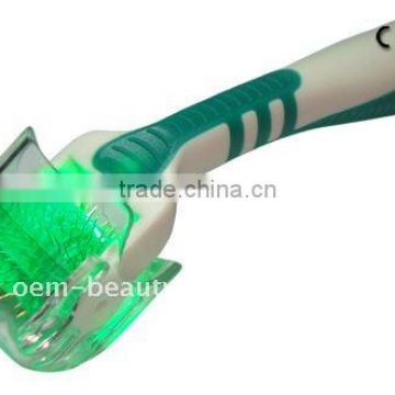 Anti wrinkle therapy skin needling beauty roller,LED derma roller