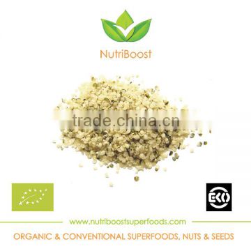 Hulled / Shelled Hemp Seeds Organic and Conventional