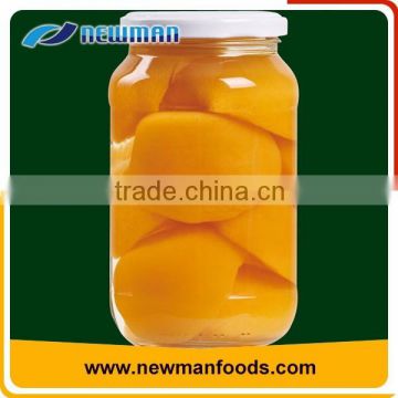 Golden orange color high quality canned apricot in halve in can and jar