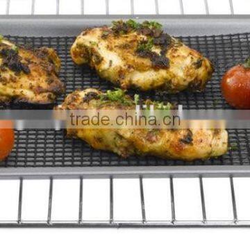 As seen on TV hot sales !PTFE coated fiberglass Non-stick BBQ Mesh