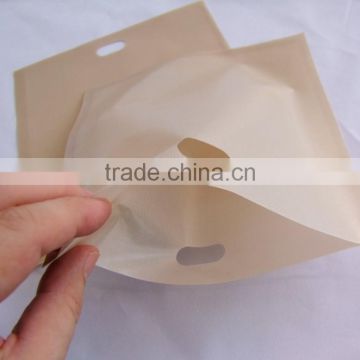 Best selling 2 pcs per set PTFE coated fiberglass Toasta bags As seen on TV