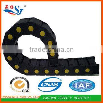 Top Quality Reinforced Conveyor Plastic Bearing Nylon Long Link Chain for Cable