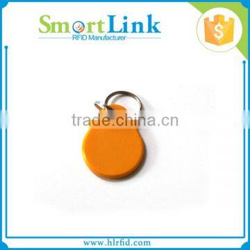 high quality rfid LF ISO11784/5 key fob made in China,T5577 chip mini rfid keychain tag for security access control