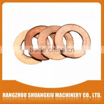 factory supply 16mm copper washer or gasket with advanced production equipment