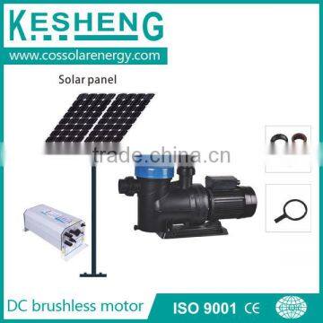 DC brushless solar swimming pool pump