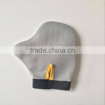 Pet Dog Grooming Washing Glove, Dog Cat Cleaning Grey Gloves photo-2