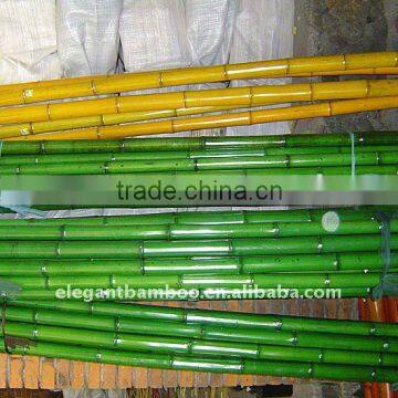 dyed colors bamboo poles stake stick cane