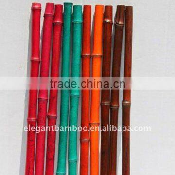 Dyed bamboo in green,red,brown,mahogany,black