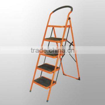 Household 5 steps steel folding step ladders loft ladders manufacturer