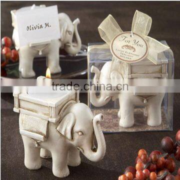 Popular Resin Elephant and Bird Tea Light Candle Holder as Wedding Party Gifts photo-3