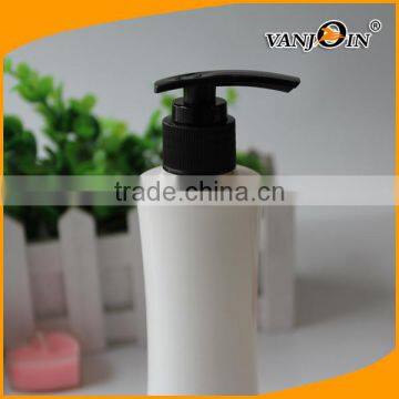200ml Waist Shaped White Lotion Bottle With Black Pump photo-6