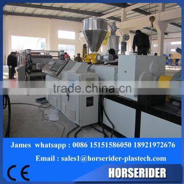 HorseRider upvc imatative plastic roof production machine