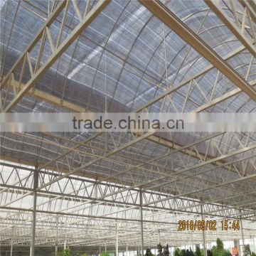 Multi-span galvanized greenhouse