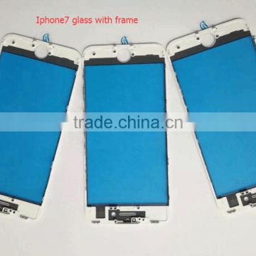 new Full Original Replacement for iPhone 7 Front Glass Lens with Lcd Frame