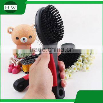 Pet Accessories Tool Hanging Plastic Stainless Steel Two Sides Cat Dog Pet Bath Massage Hair Removal Grooming Slicker Brush Comb photo-2