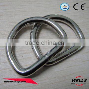 file welded stainless steel d ring for dog collar