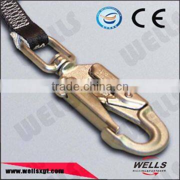 Steel safety self locking galvanized snap safety climbing eye hook for building