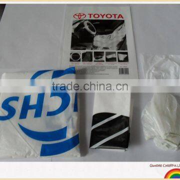 Disposable plastic seat cover for car 5 in 1