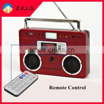 Solar Charge Portable FM Radio With Music Player And Light photo-2