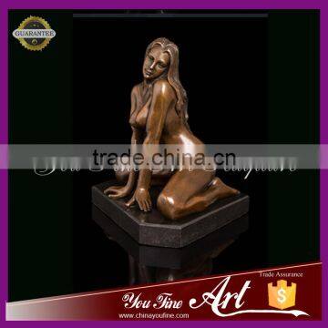 Metal Erotic Female Statues in Bronze photo-3