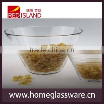 11 Inch Centrifuge Glass Fruit Salad Bowl photo-5