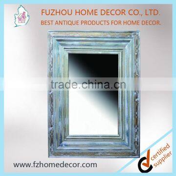TOP SELLING~ Antique wooden colorful mirror frame with wooden line decor