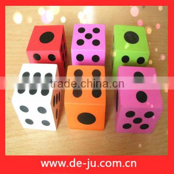 Wholesale Plastic Toys Custom Small Cube Colorful EVA Dices