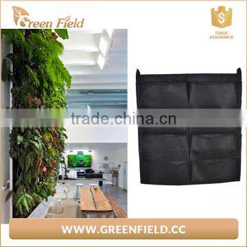 Flora Felt Living Wall Planter Vertical Garden 8 Pockets Felt Flower Hanging Garden Planters