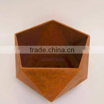 FO-9C52 Corten Steel Flower Pot/garden Planter/outdoor Decoration photo-4