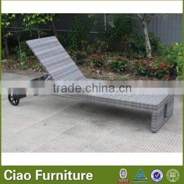 New Style Garden Rattan Chaise Sun Lounge Set photo-6