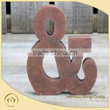 metal letters for decoration