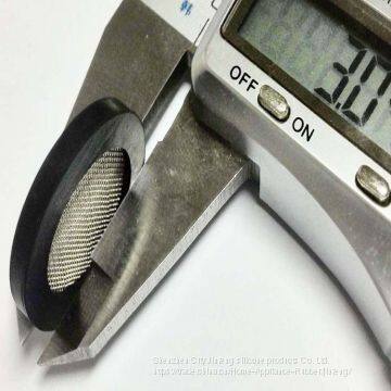 Qinhan Rubber Strainer Gasket Guangdong Rubber Gasket, High Temperature Resistant Silicone Rubber Plain Washer photo-5