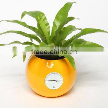 Happygenius Desktop Self-Watering Flower Pot With Clock photo-4