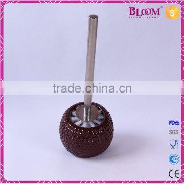 Bathroom Accessories for Ceramic Round Toilet Brush Holder photo-2