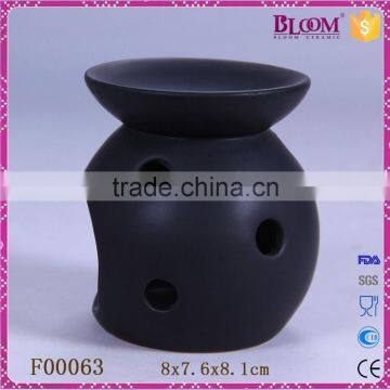 Factory Direct Sale Matt Black Ceramic Oil Burner photo-4