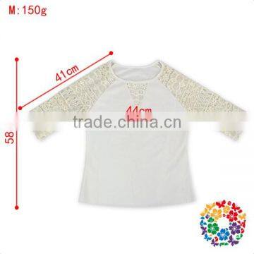 Women's Lace Long Sleeve Beautiful Rose Flower Print Custom T Shirt photo-5