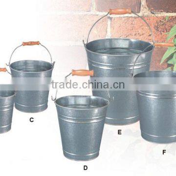 Galvanized Metal Bucket With Handle photo-5