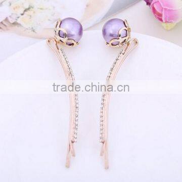 Beautiful Crystal Pearl Jewel Hair Clip photo-3