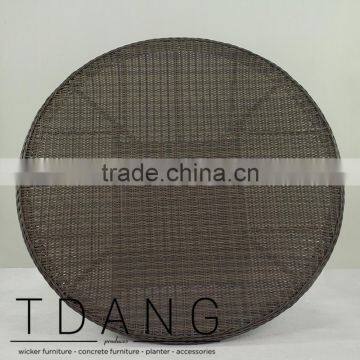 Key West Wicker Dining Table- Outdoor Rattan Round Dining Table photo-2