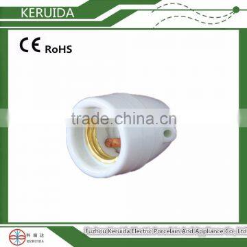 CE approved! screw locking lamp holder /light socket/porcelain bulb holder