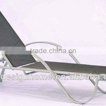 2X1 SLING/ALUMINIUM STACKING CHAISE LOUNGE CHAIR