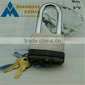 Pin Tumbler Laminated Aluminum Padlock With Rubber Cover Against Wate photo-2