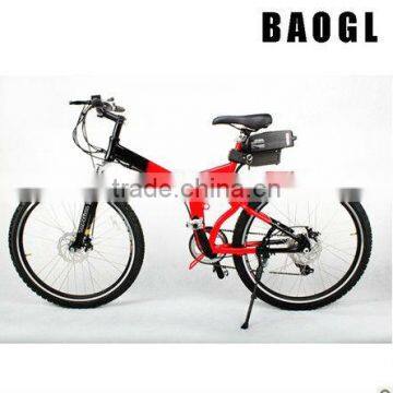 26 inch electric mountain bike with 36V 10Ah Li-ion battery