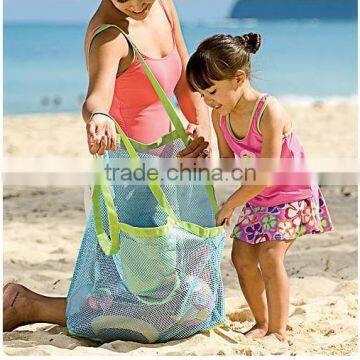 Children Shells Pouch Beach Hangbag Foldable Tote Beach Mesh Bag photo-4