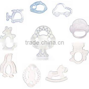Various Funny Shape Transparent Silicone Baby Teether photo-2