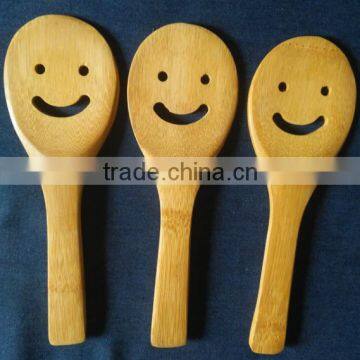 Bamboo Cookware Spoon scroop/smiling face rice scroop